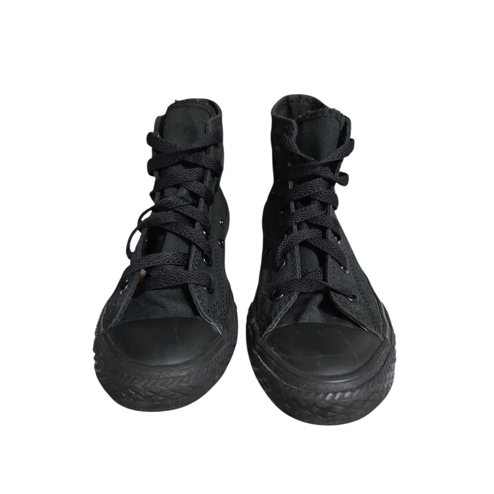 Converse Chuck Taylor All Star High Top Black Monochrome Sneakers 3S121 Youth 1‎ - Picture 3 of 6
